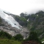 erster Blick auf den Gletscher